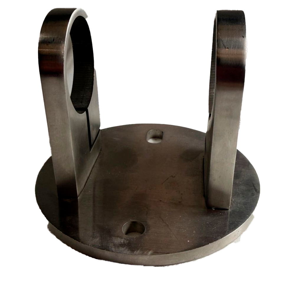 SOPORTE LATERAL PARA POSTE 1 1/2 SATIN ACERO INOXIDABLE 304