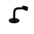 SOPORTE TIPO J MURO-PASAMANOS NEGRO ACERO INOXIDABLE 304