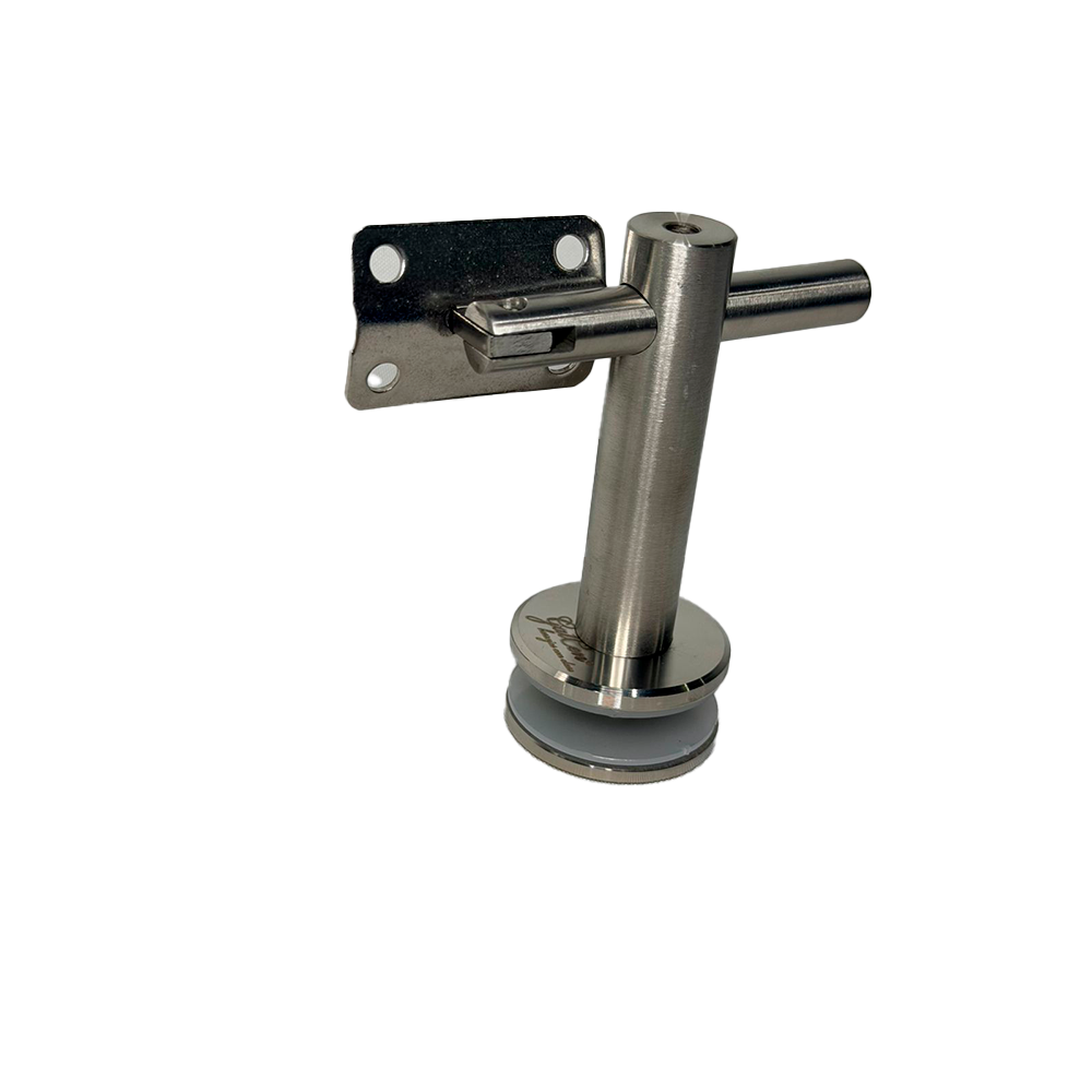 SOPORTE VIDRIO-PASAMANOS SATIN ACERO INOXIDABLE 304
