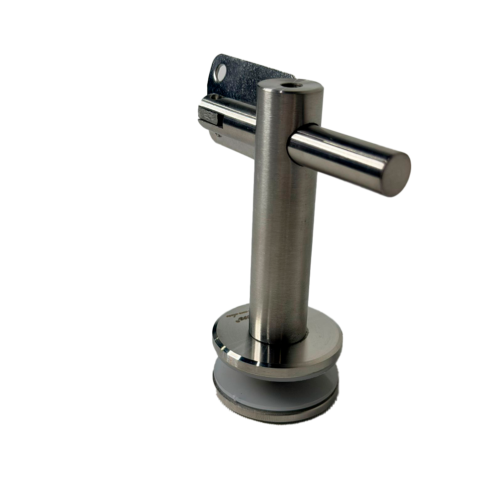 SOPORTE VIDRIO-PASAMANOS SATIN ACERO INOXIDABLE 304
