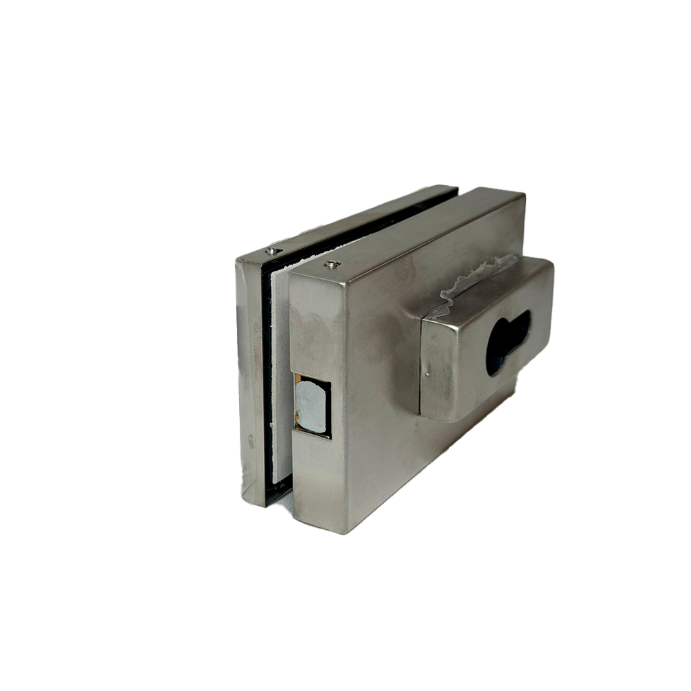 CHAPA CON LLAVE PARA SISTEMA PLEGABLE SATIN ACERO INOXIDABLE 304