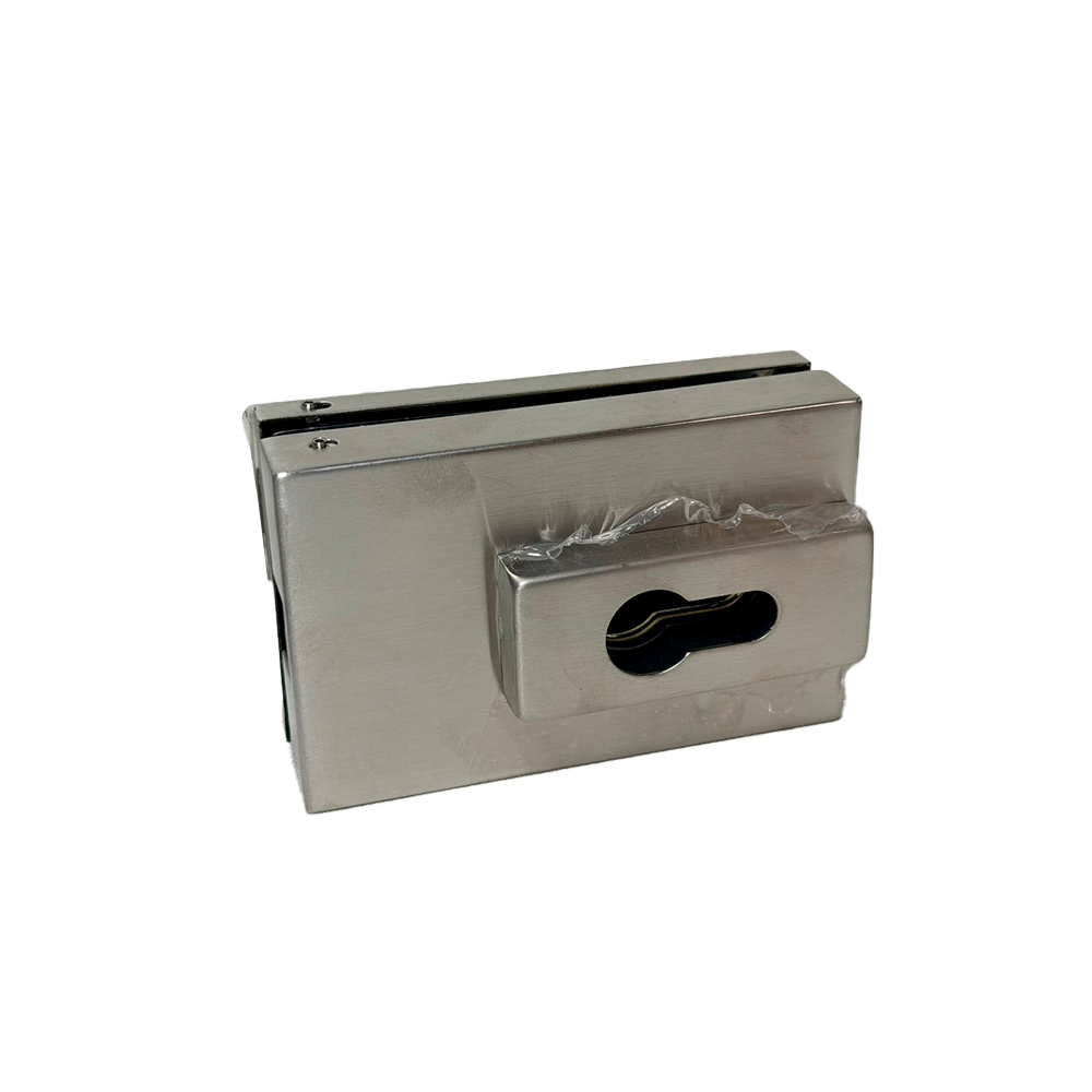 CHAPA CON LLAVE PARA SISTEMA PLEGABLE SATIN ACERO INOXIDABLE 304