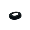 TAPA DE BASE PARA BRIDA 2 CON RELIEVE NEGRO ACERO INOXIDABLE 304