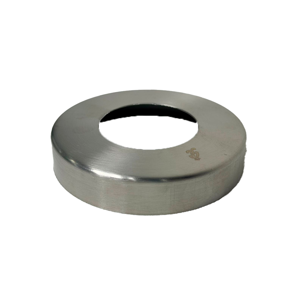 TAPA DE BASE PARA BRIDA 1 1/2 LISA SATIN ACERO INOXIDABLE 304