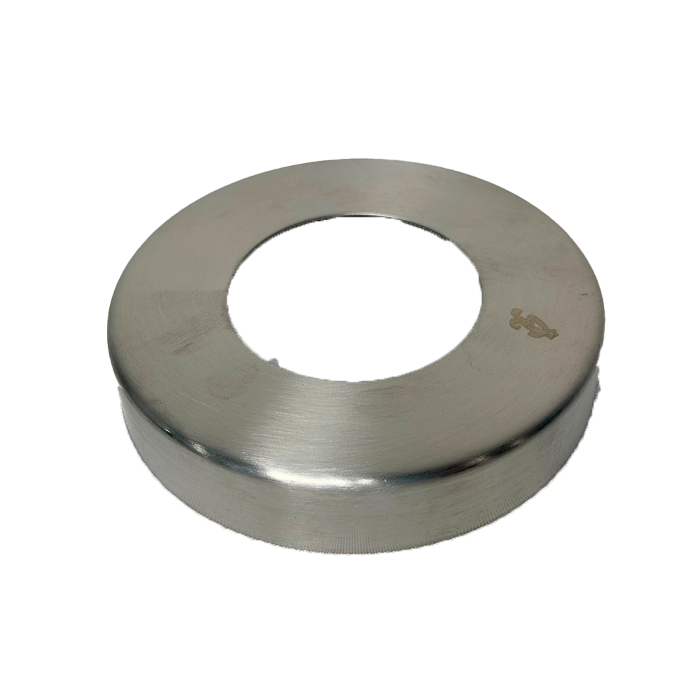 TAPA DE BASE PARA BRIDA 1 1/2 LISA SATIN ACERO INOXIDABLE 304