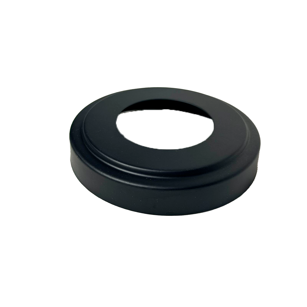 TAPA DE BASE PARA BRIDA 1 1/2 CON RELIEVE NEGRO ACERO INOXIDABLE 304