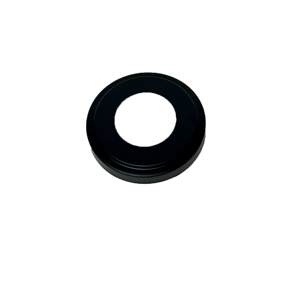 TAPA DE BASE PARA BRIDA 1 1/2 CON RELIEVE NEGRO ACERO INOXIDABLE 304