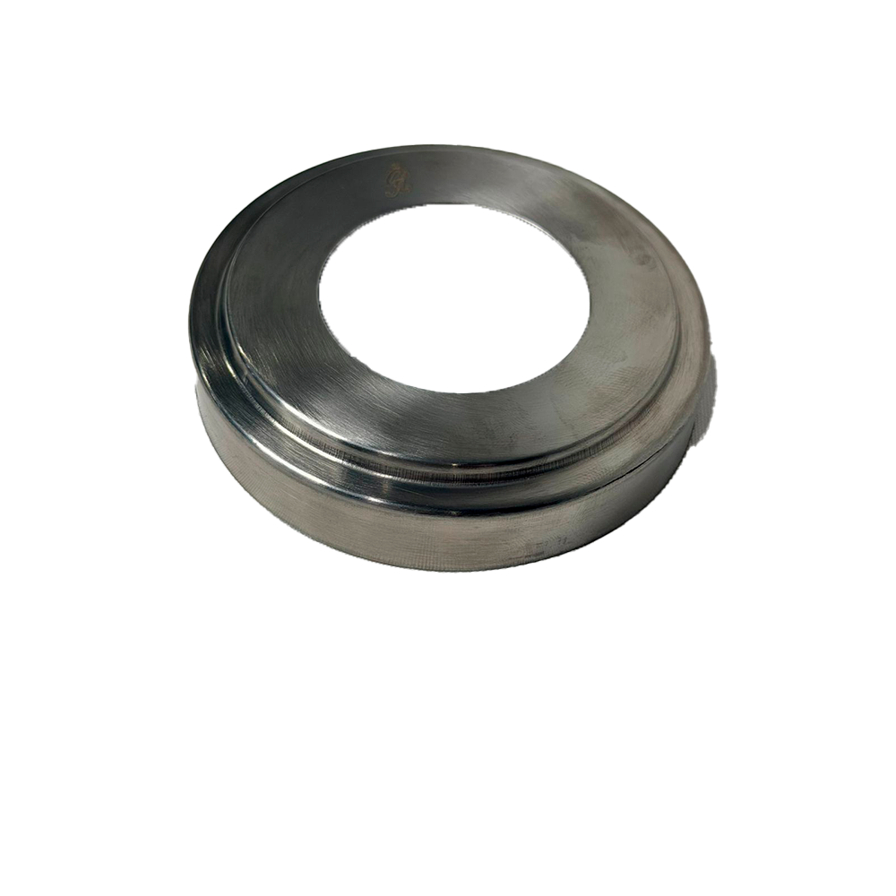 TAPA DE BASE PARA BRIDA 1 1/2 CON RELIEVE SATIN ACERO INOXIDABLE 304