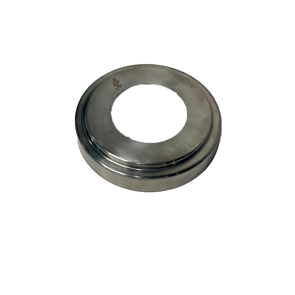 TAPA DE BASE PARA BRIDA 1 1/2 CON RELIEVE SATIN ACERO INOXIDABLE 304