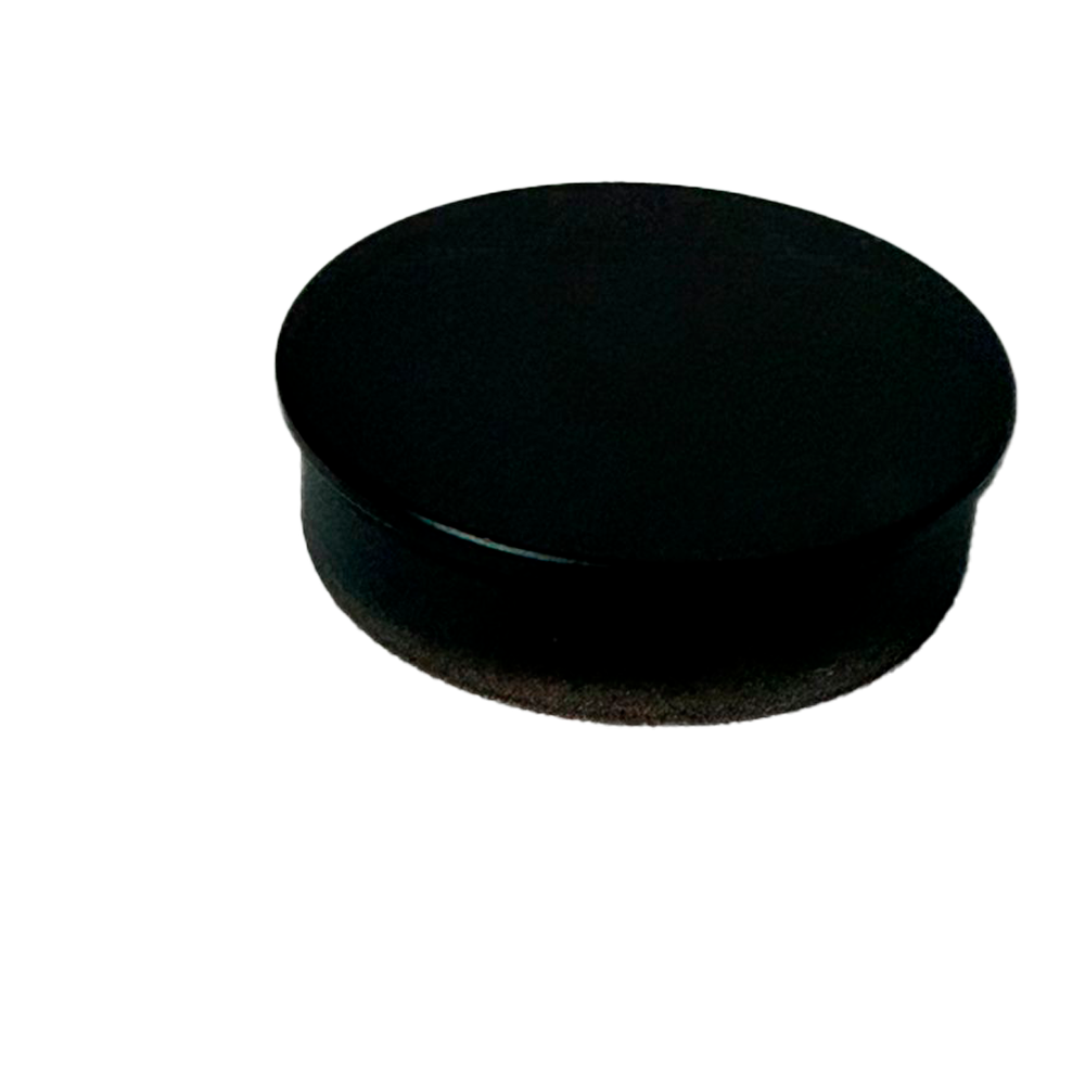 TAPA PLANA PARA TUBO 2 NEGRO ACERO INOXIDABLE 304