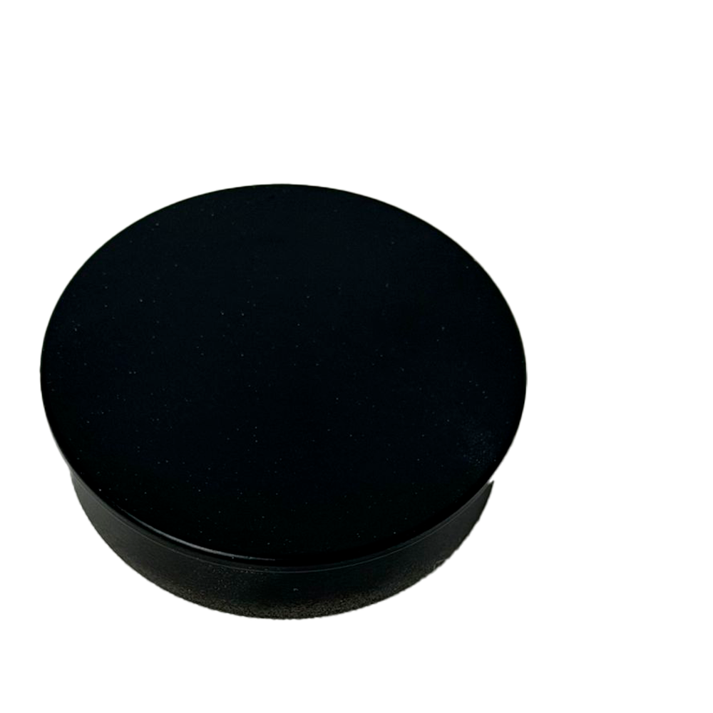 TAPA PLANA PARA TUBO 2 NEGRO ACERO INOXIDABLE 304