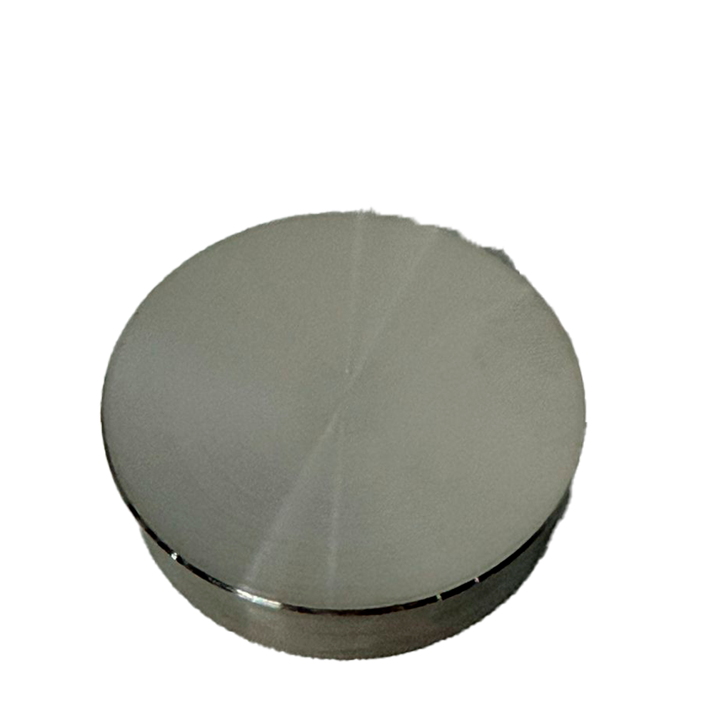TAPA PLANA PARA TUBO 2 SATIN ACERO INOXIDABLE 304