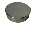TAPA PLANA PARA TUBO 1 1/2 SATIN ACERO INOXIDABLE 304