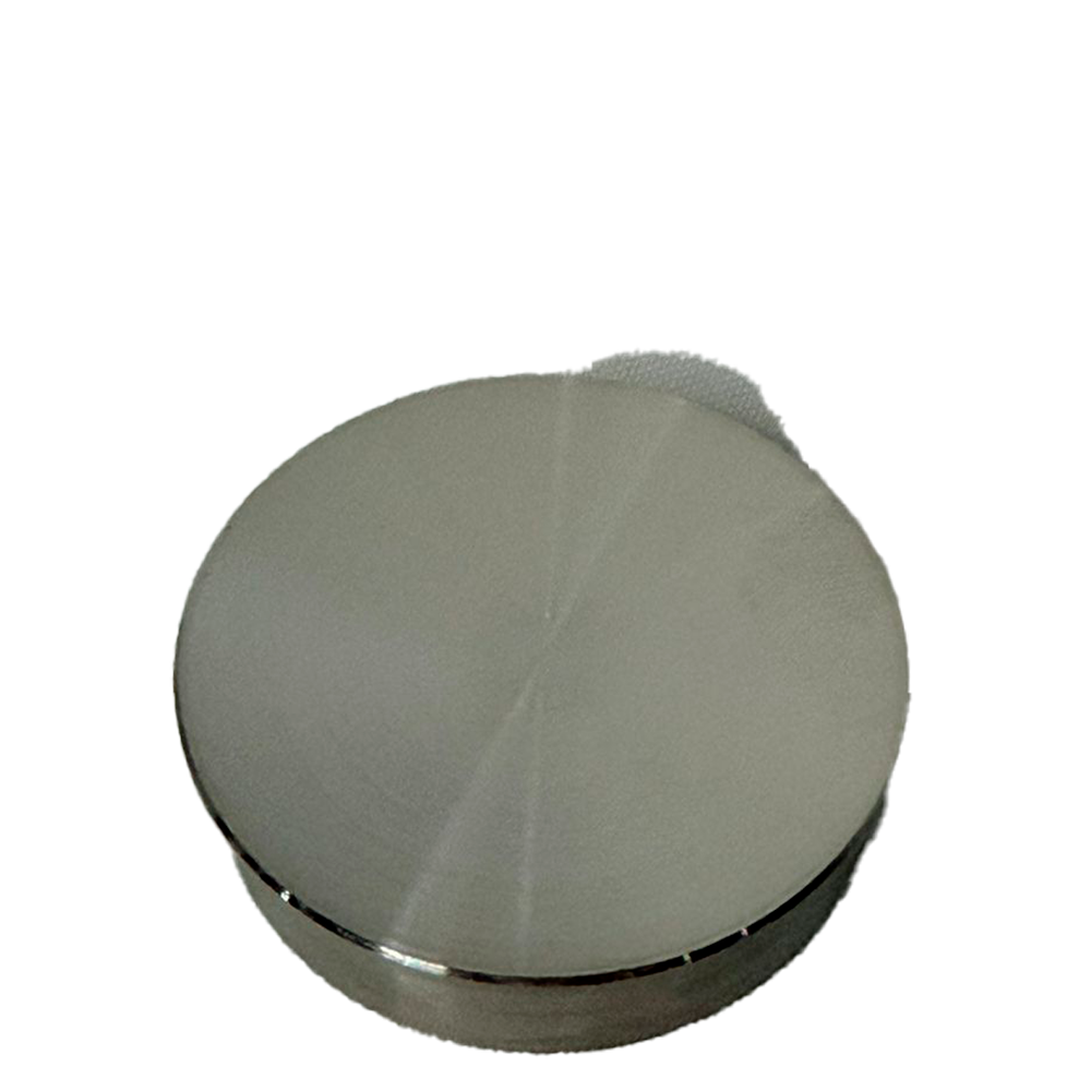 TAPA PLANA PARA TUBO 1 1/2 SATIN ACERO INOXIDABLE 304