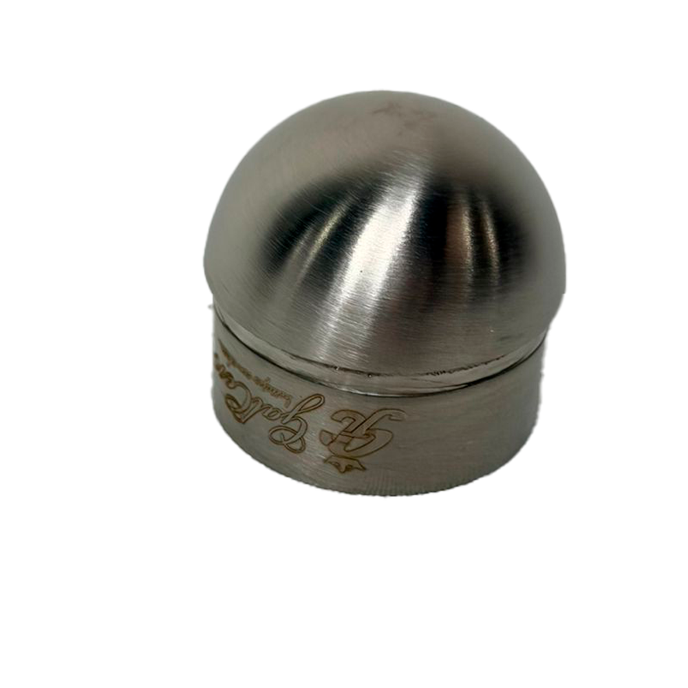 TAPA REDONDA PARA TUBO 2 SATIN ACERO INOXIDABLE 304