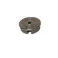 TAPA CON ROSCA PARA PASAMANOS TUBO 1 1/2 SATIN ACERO INOXIDABLE 304
