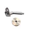 TAPA Y VELA CON ROSCA PARA PASAMANOS TUBO 2 SATIN ACERO INOXIDABLE 304