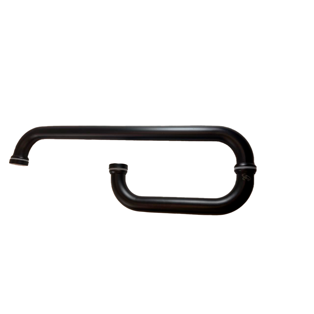 JALADERA TIPO TOALLERO 20*40CM NEGRO ACERO INOXIDABLE 201