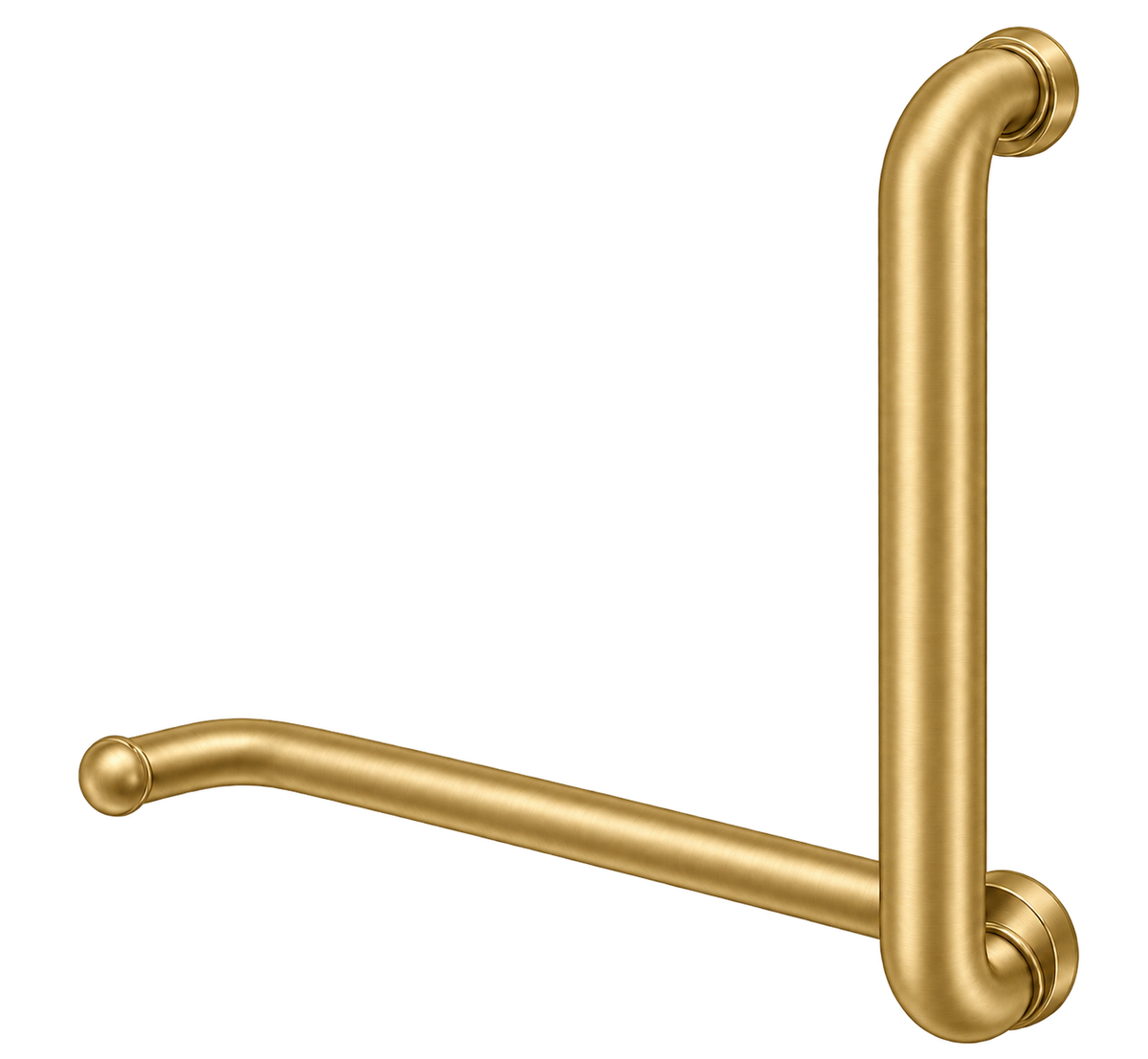 TOWEL RAIL HANDLE 27.5*42.5CM MATTE GOLD 201 STAINLESS STEEL