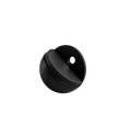 TOPE MEDIA LUNA NEGRO ACERO INOXIDABLE 304