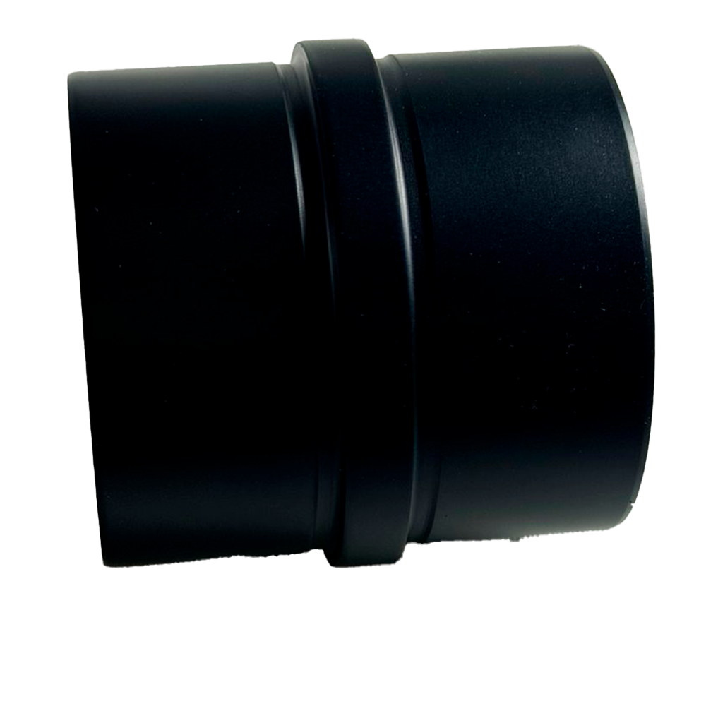 COPLE UNION PARA TUBO 1 1/2 NEGRO ACERO INOXIDABLE 304