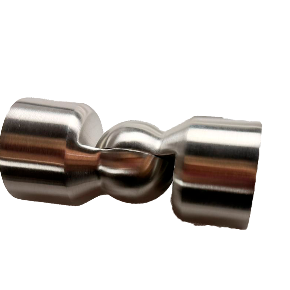 UNION ARTICULADA REDONDA PARA TUBO 1 1/2 SATIN ACERO INOXIDABLE 304