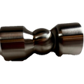 UNION ARTICULADA REDONDA PARA TUBO 1 1/2 SATIN ACERO INOXIDABLE 304