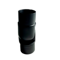 UNION ARTICULADA PARA TUBO 2 NEGRO ACERO INOXIDABLE 304