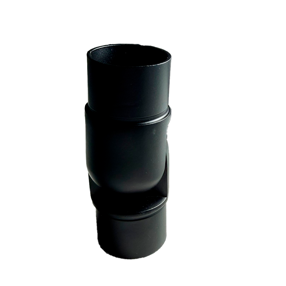 UNION ARTICULADA PARA TUBO 2 NEGRO ACERO INOXIDABLE 304