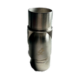 UNION ARTICULADA PARA TUBO 2 SATIN ACERO INOXIDABLE 304