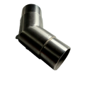 UNION DE 135° PARA TUBO 1 1/2 SATIN ACERO INOXIDABLE 304