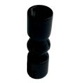 UNION ARTICULADA PARA VARILLA SOLIDA DE 1/2 NEGRO ACERO INOXIDABLE 304