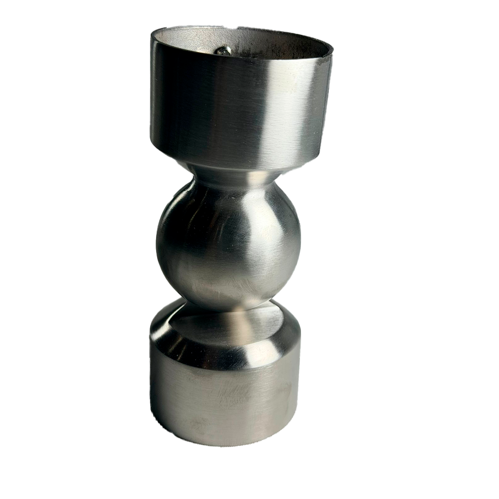 UNION ARTICULADA PARA VARILLA SOLIDA DE 1/2 SATIN ACERO INOXIDABLE 304