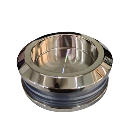 RECESSED CIRCULAR PULL HANDLE, CHROME, 304 STAINLESS STEEL