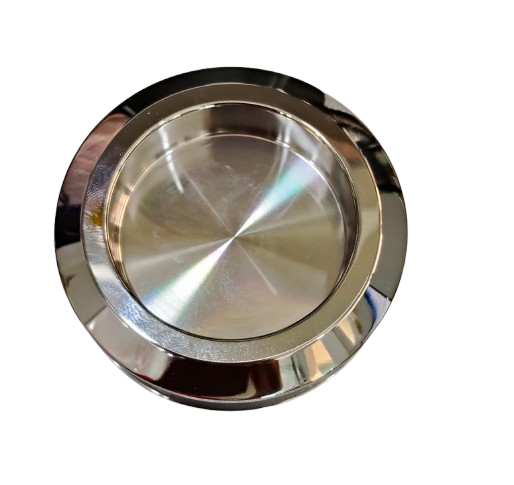 RECESSED CIRCULAR PULL HANDLE, CHROME, 304 STAINLESS STEEL