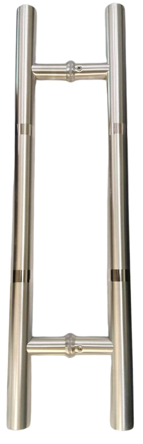 JALADERA TIPO H COMBINADA 45CM SATIN ACERO INOXIDABLE 201