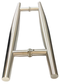 JALADERA TIPO H PUNTA 100CM SATIN ACERO INOXIDABLE 201