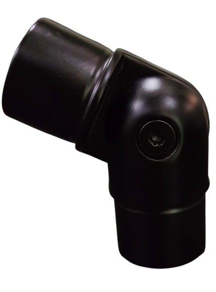 UNION ARTICULADA PARA TUBO 1 1/2 NEGRO ACERO INOXIDABLE 304