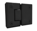 BISAGRA VIDRIO A VIDRIO DE 180° NEGRO ACERO INOXIDABLE 304