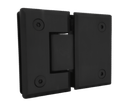BISAGRA VIDRIO A VIDRIO DE 180° NEGRO ACERO INOXIDABLE 304