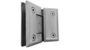 BISAGRA VIDRIO A VIDRIO 135° ACERO INOXIDABLE SATIN 304