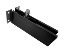 HERRAJE SUPERIOR PARA ANTEPECHO NEGRO ACERO INOXIDABLE 304