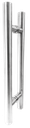 JALADERA TIPO H 150CM SATIN ACERO INOXIDABLE 201