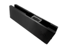 HERRAJE INFERIOR PARA PUERTA NEGRO ACERO INOXIDABLE 304