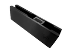 HERRAJE INFERIOR PARA PUERTA NEGRO ACERO INOXIDABLE 304