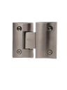 BISAGRA CURVA VIDRIO A VIDRIO 180° SATIN ZAMAC