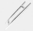 JALADERA TIPO H PUNTA 150CM SATIN ACERO INOXIDABLE 304