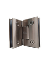 BISAGRA CURVA VIDRIO A VIDRIO 90° SATIN ZAMAC