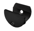 SOPORTE BARRA A MURO SISTEMA COLGANTE NEGRO ACERO INOXIDABLE 304