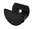 SOPORTE BARRA A MURO SISTEMA COLGANTE NEGRO ACERO INOXIDABLE 304